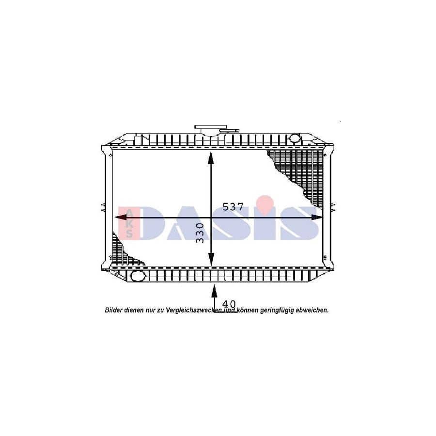 AKS Dasis 071050N Engine Radiator | ML Performance UK