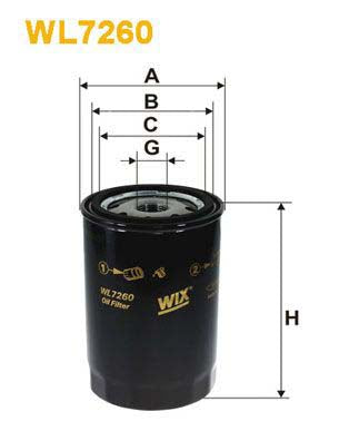 WIX Filters WL7260 Oil Filter