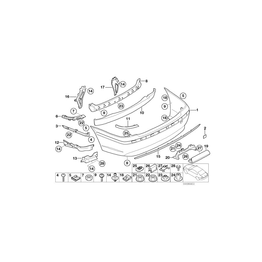 Genuine BMW 51127173577 E65 E67 E66 Heat Insulation, Cross Rear Left (Inc. 745d, 735i & 740d) | ML Performance UK Car Parts