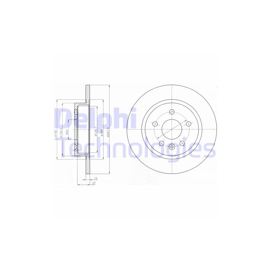 Delphi Bg4199C Brake Disc