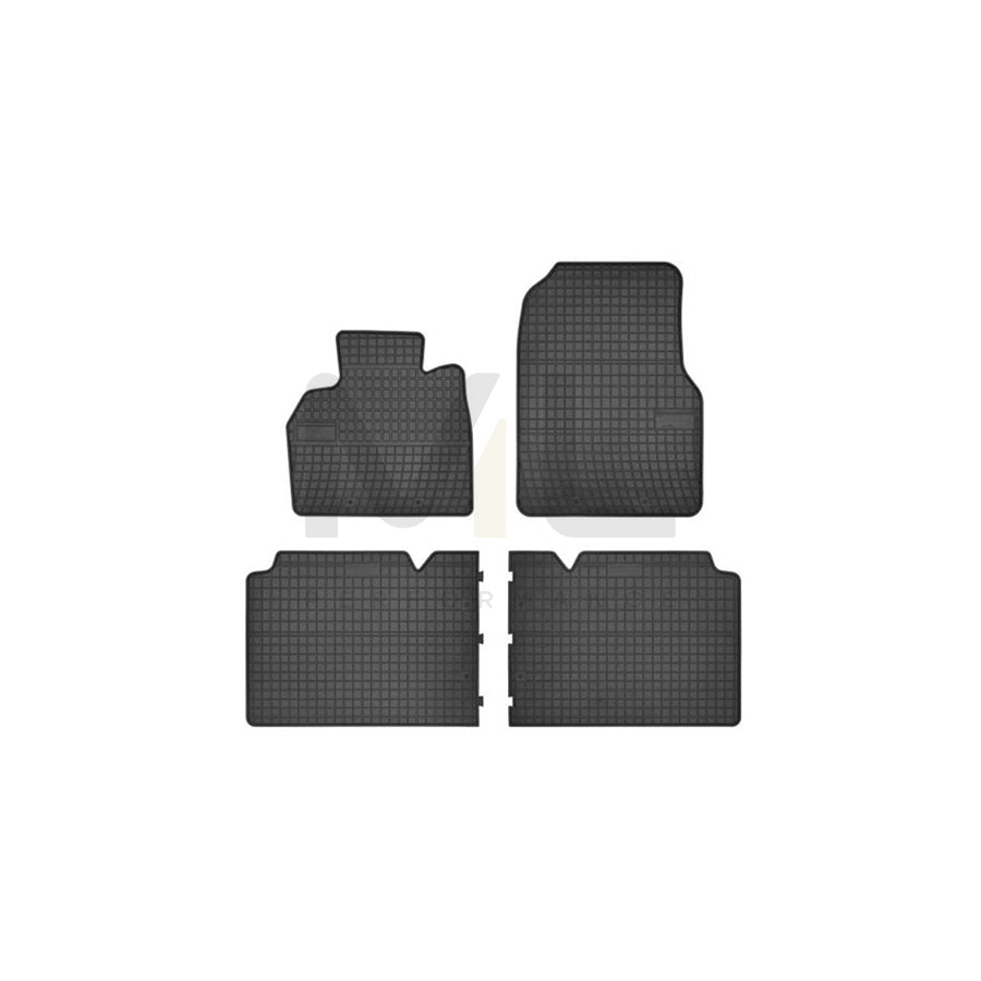 FROGUM Tailored 546870 Floor mat set for RENAULT Espace IV (JK) Elastomer, Front and Rear, Quantity: 4, Black | ML Performance Car Parts