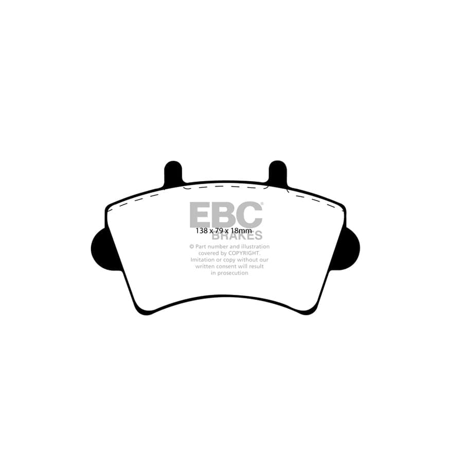 EBC PD40K1408 Nissan Opel Renault Vauxhall Ultimax Pad & Plain Disc Kit (Inc. Interstar, Movano, Master) 2 | ML Performance UK Car Parts