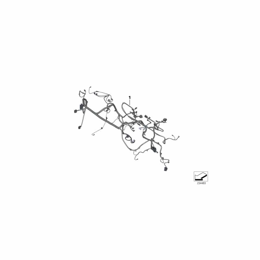 Genuine BMW 61119244640 F25 Wiring Harness, Instrument Panel (Inc. X3 28iX & X3 35iX) | ML Performance UK Car Parts