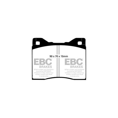 EBC DP125/2 BMW E12 E23 Ultimax Front Brake Pads - ATE Caliper 2 | ML Performance UK Car Parts