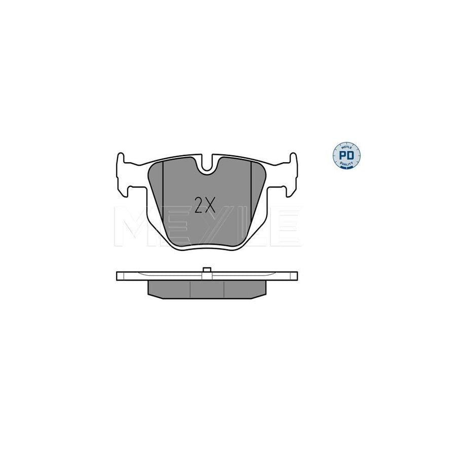 Meyle 025 237 3217/Pd Brake Pad Set