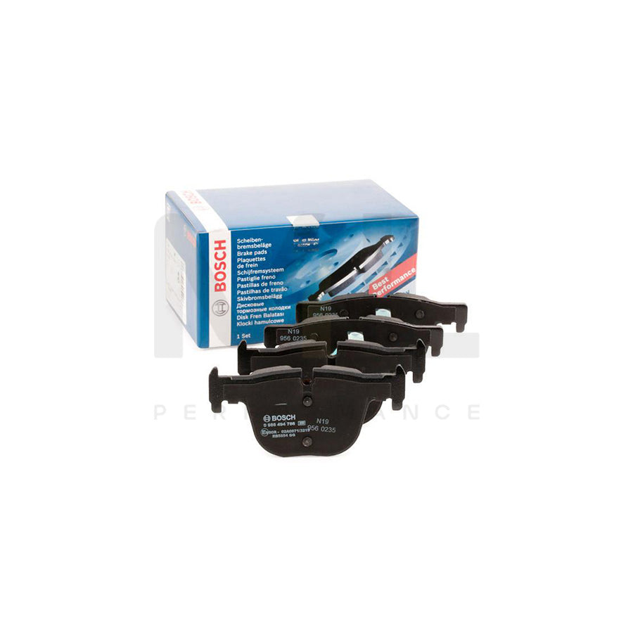 Bosch 0986494786 Brake Pad Set With Anti-Squeak Plate, With Piston Clip BP1960 | ML Performance Car Parts