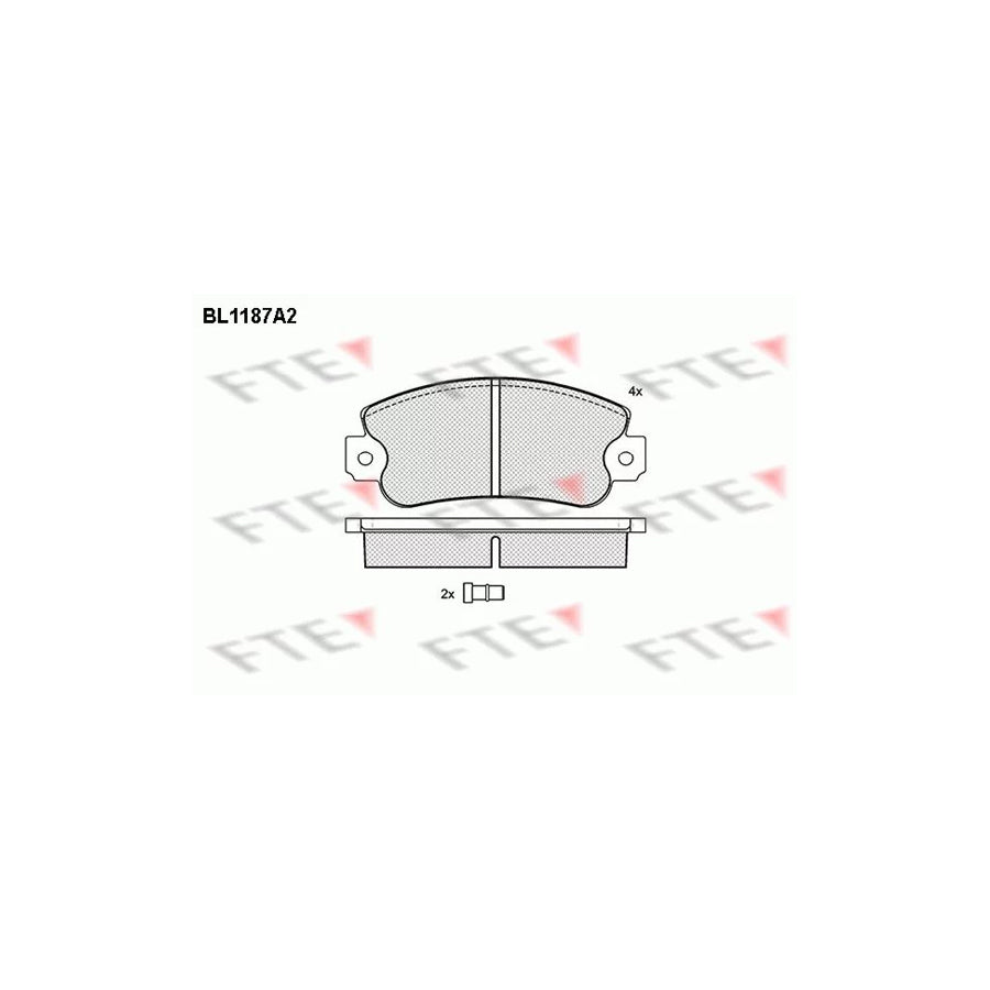 Fte BL1187A2 Brake Pad Set | ML Performance UK Car Parts