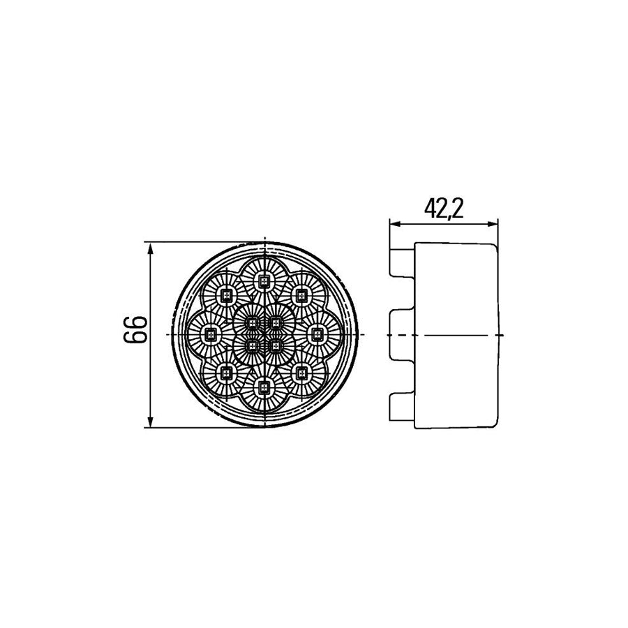 Hella 2SB 009 001-401 Combination Rearlight