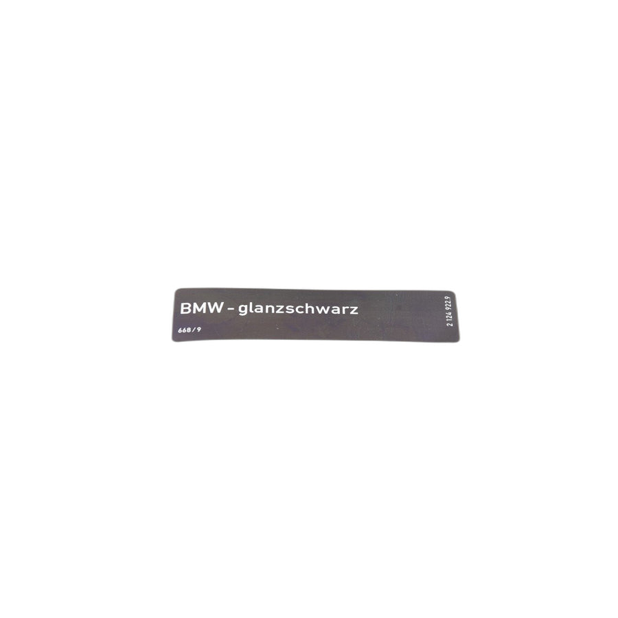 Genuine BMW 71212124922 E34 Label GLANZSCHWARZ (Inc. M5) | ML Performance UK Car Parts