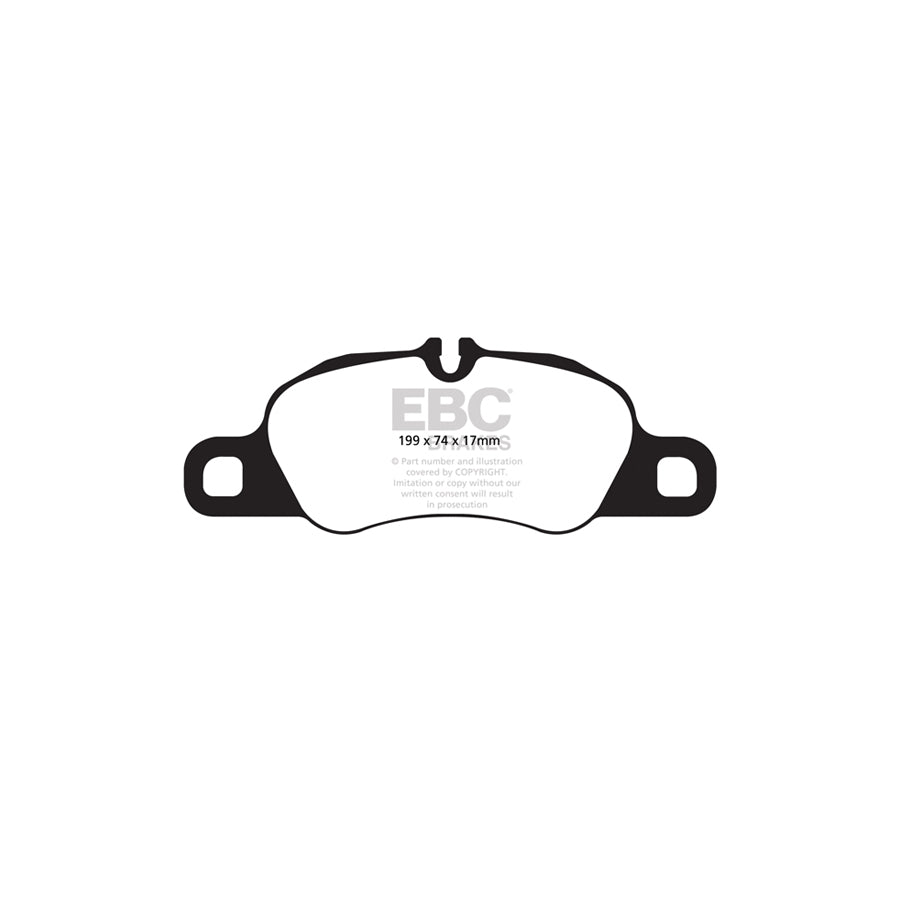 EBC DP82057RPX Porsche RP-X Full Race Front Brake Pads - Brembo Caliper 2 | ML Performance UK Car Parts