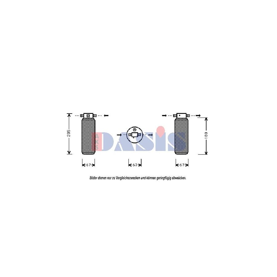 AKS Dasis 800368N Dryer, Air Conditioning For Land Rover Discovery I (Lj) | ML Performance UK