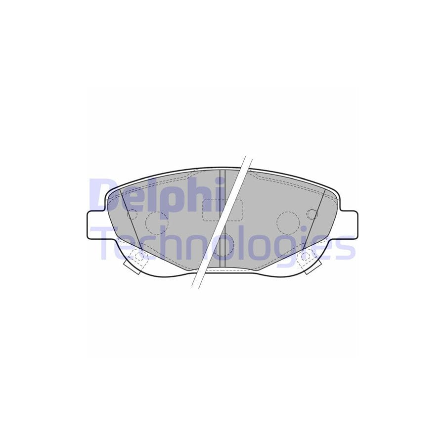 Delphi Lp2207 Brake Pad Set