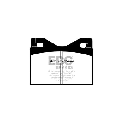 EBC DP126 Audi BMW VW Ultimax Front Brake Pads 2 | ML Performance UK Car Parts