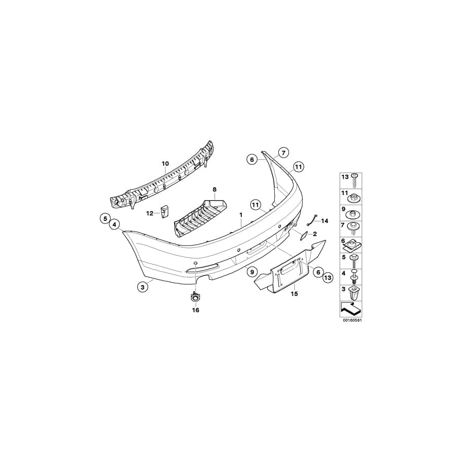 Genuine BMW 51127065357 E64 E63 Shock Absorber, Rear Left (Inc. 645Ci, 650i & 630i) | ML Performance UK Car Parts