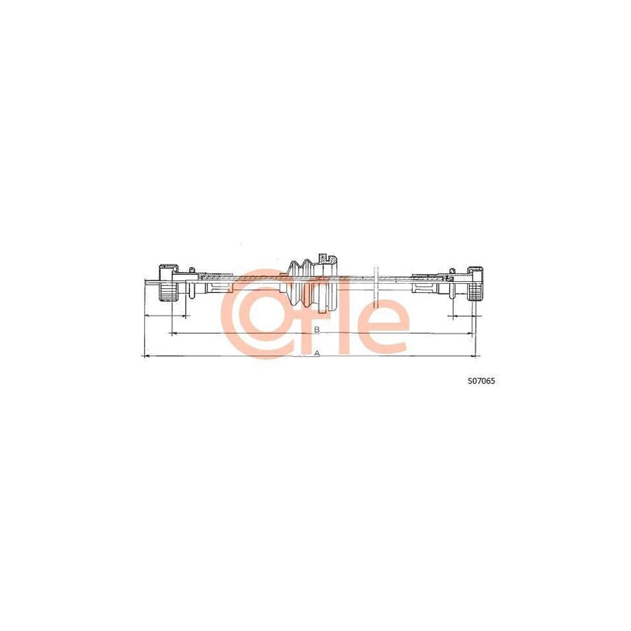 Cofle S07065 Speedometer Cable