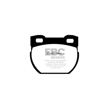 EBC DP61033 Land Rover Defender 110/130 Greenstuff Rear Brake Pads - Lockheed Caliper 2 | ML Performance UK Car Parts