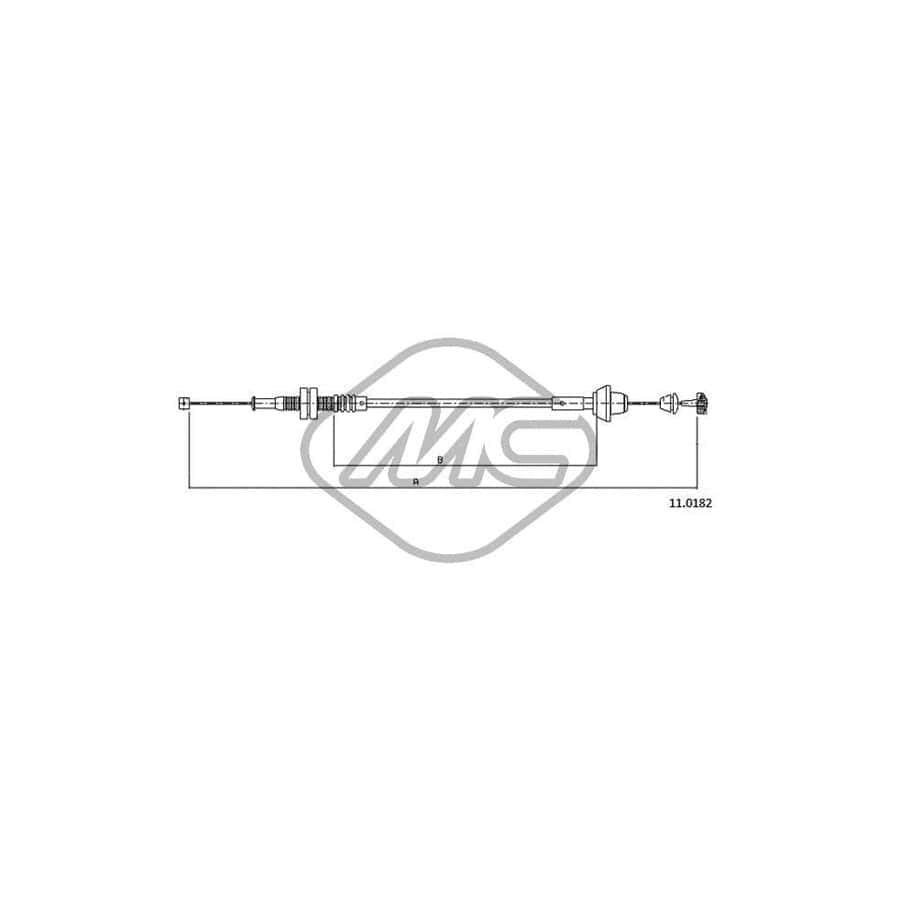 Metalcaucho 81915 Throttle Cable for FORD ESCORT | ML Performance UK Car Parts