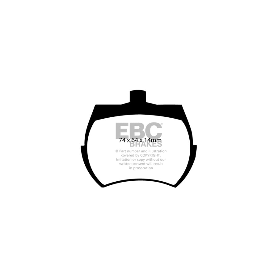 EBC DP127 Bedford Rover Vauxhall Opel Ultimax Front Brake Pads 2 | ML Performance UK Car Parts