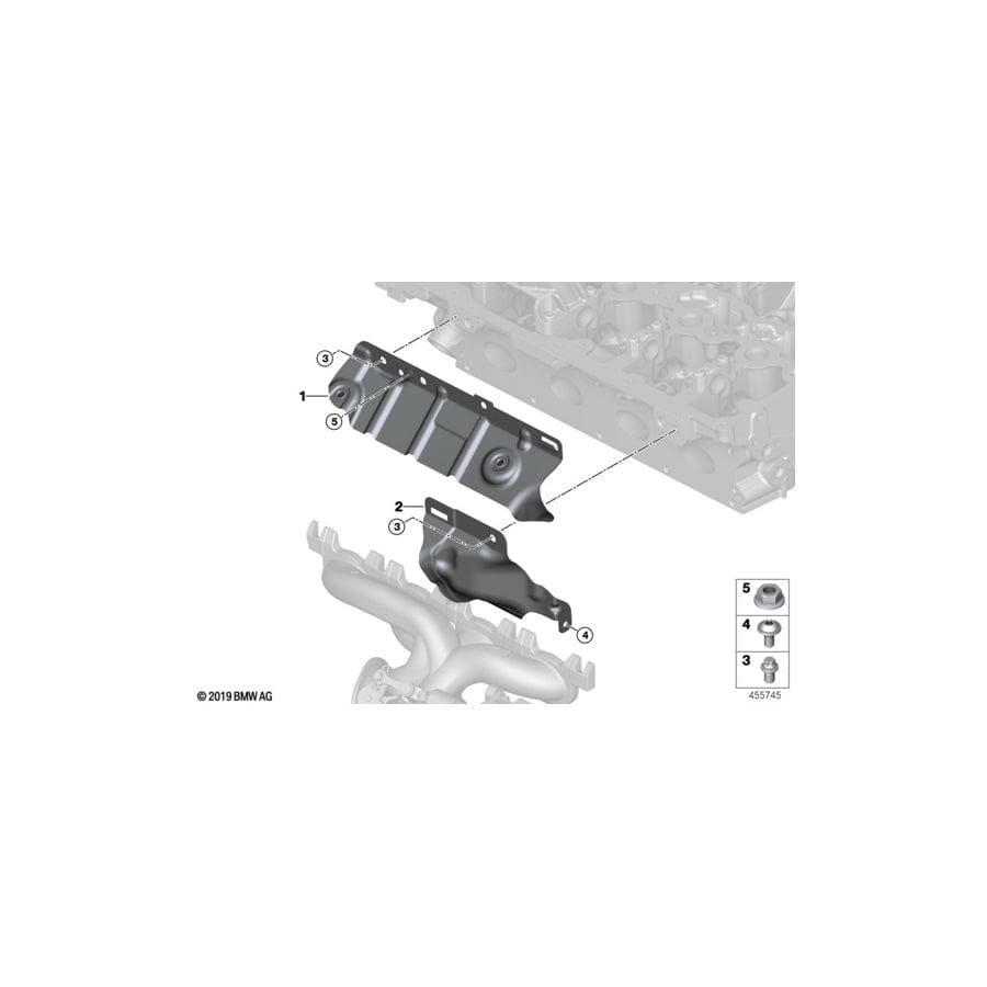 Genuine BMW 11657626141 G11 G12 Heat Shield (Inc. X1 28iX, X2 28i & 430iX) | ML Performance UK Car Parts