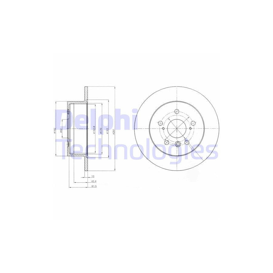 Delphi Bg4268 Brake Disc