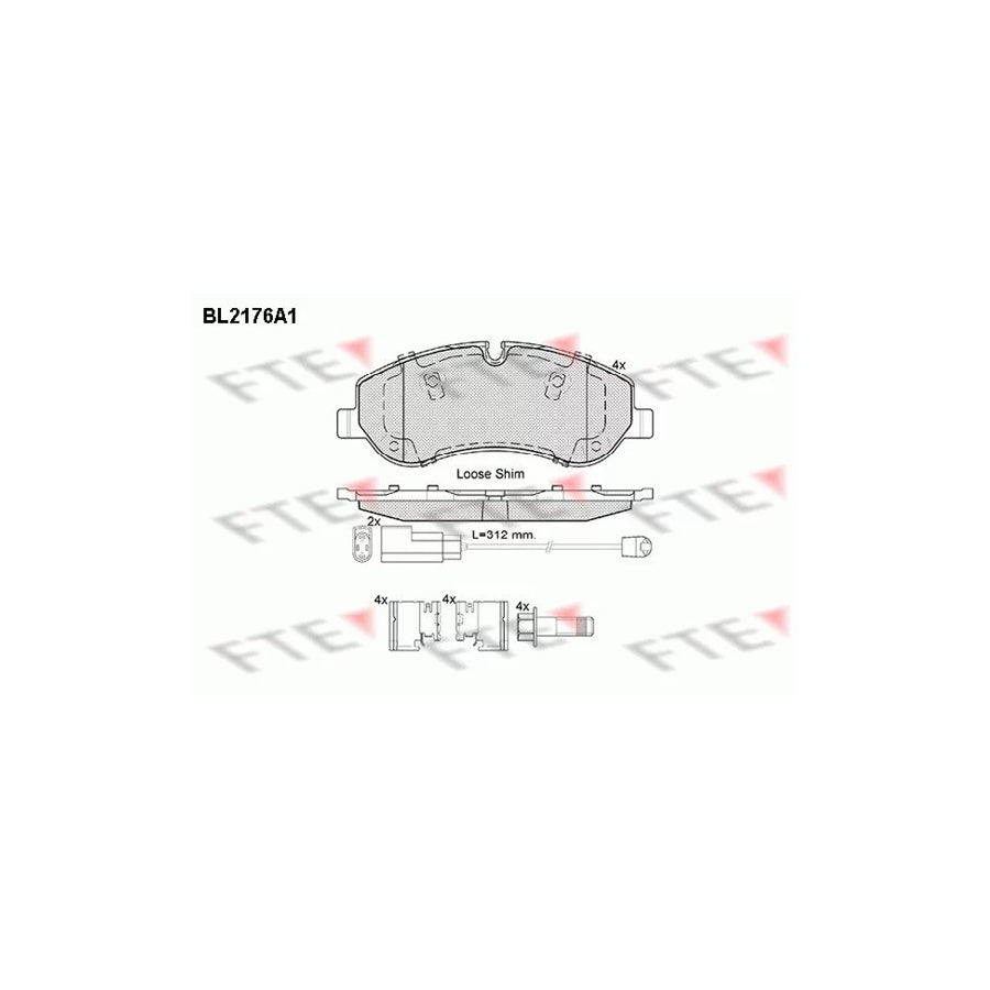 Fte 9010694 Brake Pad Set | ML Performance UK Car Parts