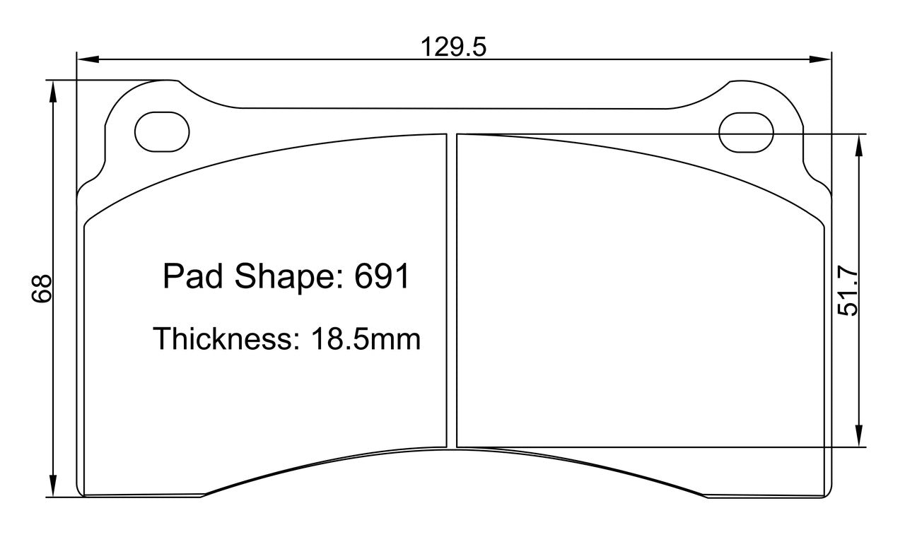 Paragon PBP691 Brake Pads