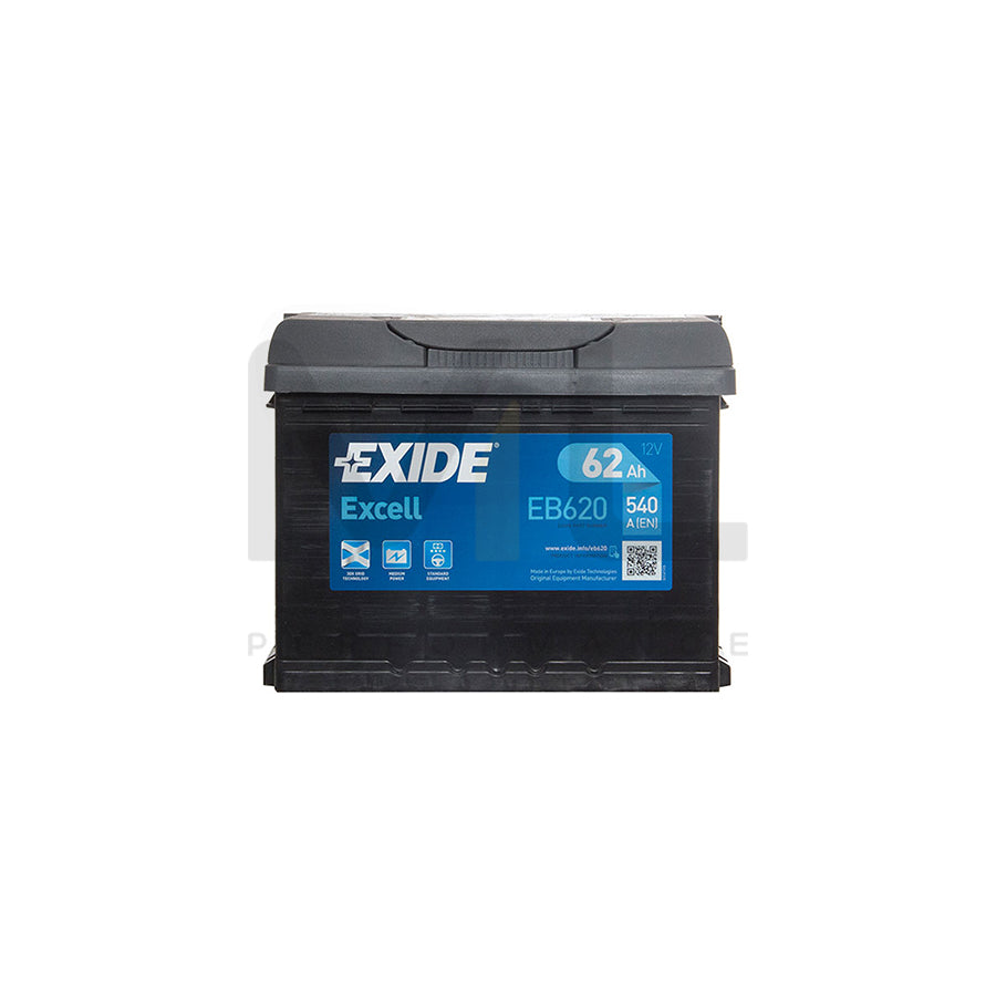 Exide Excel 027 Car Battery - 3 Year Guarantee | ML Performance UK Car Parts