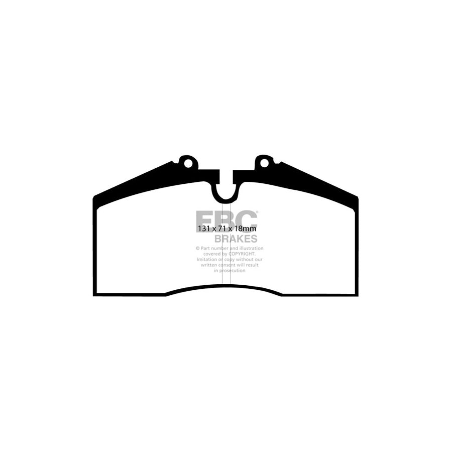 EBC DP2767 Porsche 928 Greenstuff Front Brake Pads - Brembo Caliper 2 | ML Performance UK Car Parts