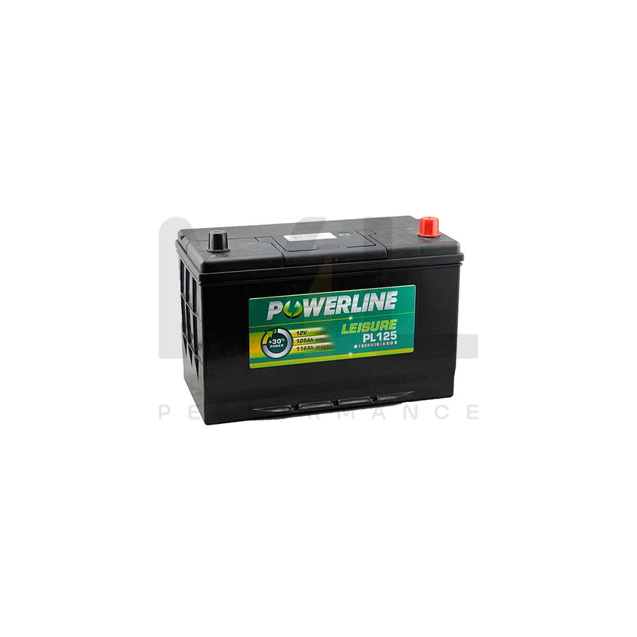 PL125 Powerline Leisure Battery 12V | Car Batteries UK | ML Performance Car Parts