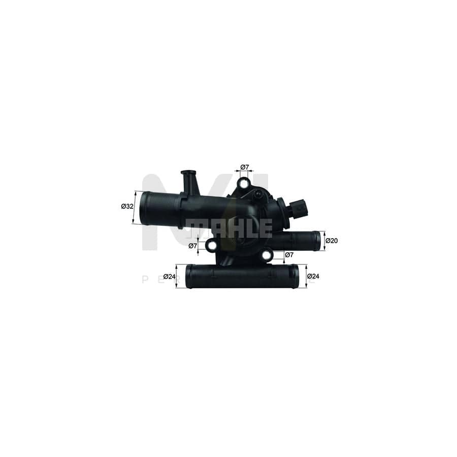 MAHLE ORIGINAL TI 214 83 Engine thermostat Opening Temperature: 83��C, with seal | ML Performance Car Parts