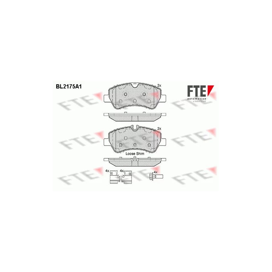 Fte 9010693 Brake Pad Set | ML Performance UK Car Parts