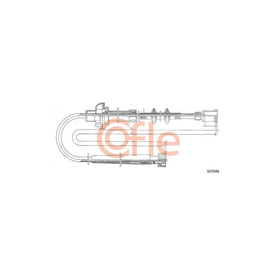 Cofle S07048 Speedometer Cable For Fiat Punto