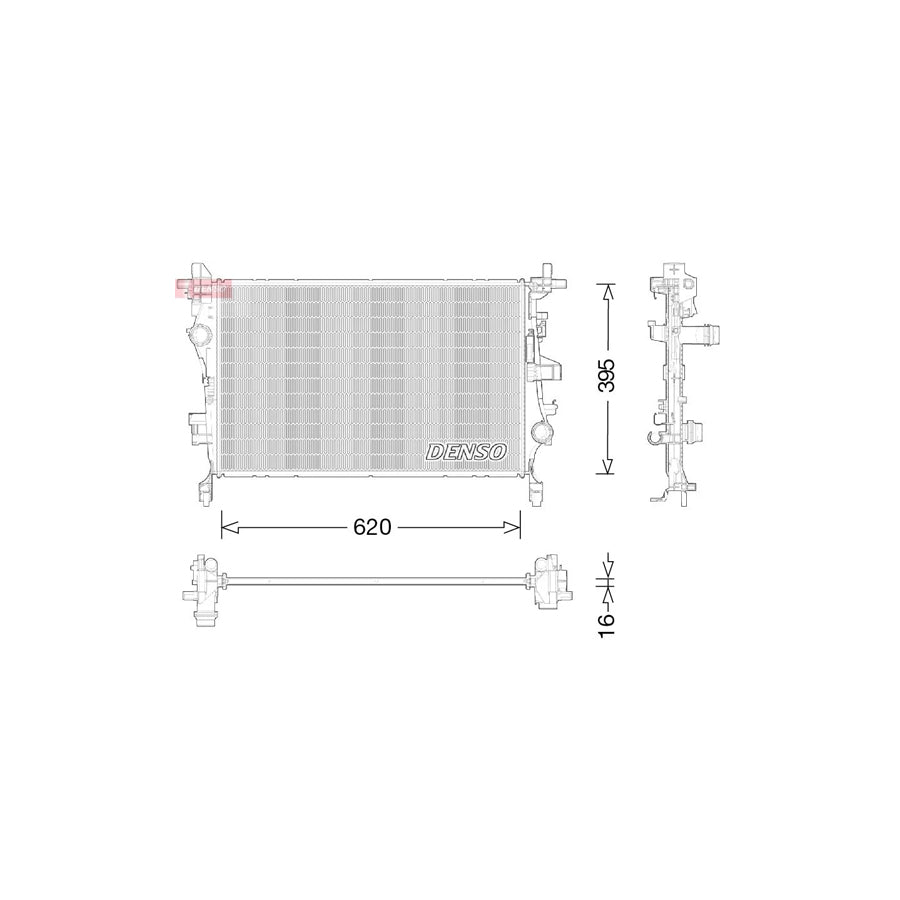 Denso DRM09044 Drm09044 Engine Radiator | ML Performance UK