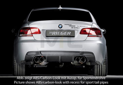 Rieger 00053460 BMW 3 Series E92 E93 Rear Diffuser 5 | ML Performance UK Car Parts