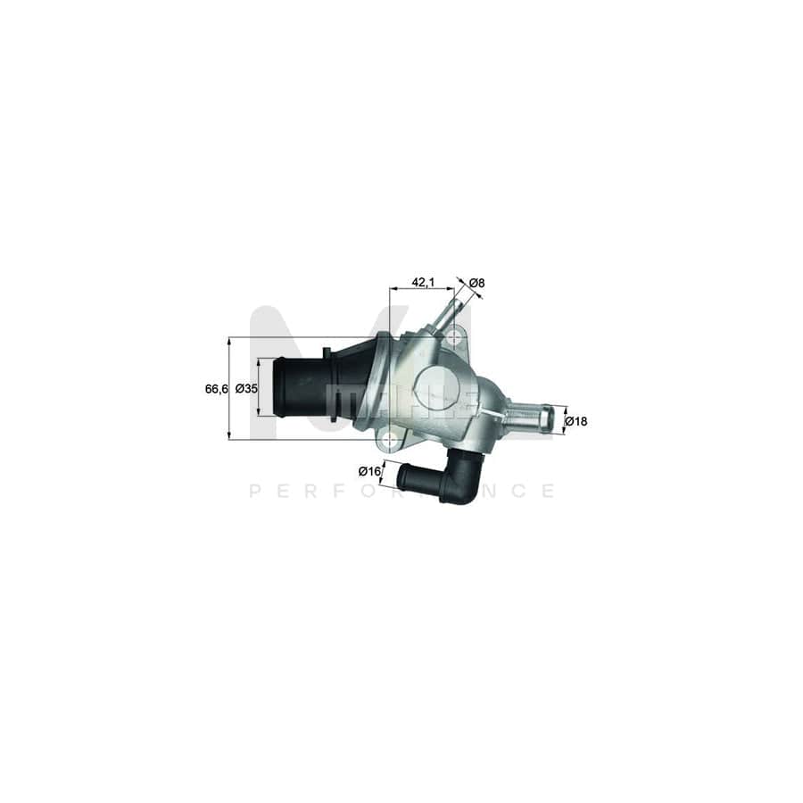 MAHLE ORIGINAL TI 162 88 Engine thermostat Opening Temperature: 88,0��C | ML Performance Car Parts