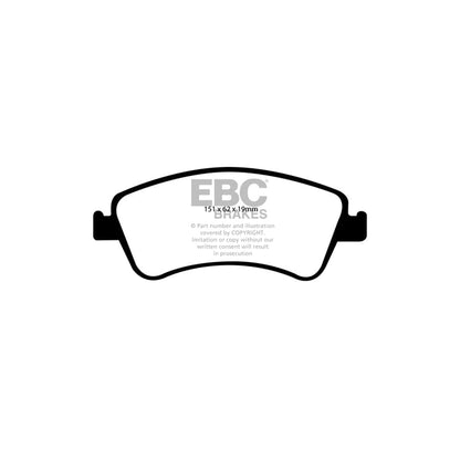 EBC PD40K1800 Toyota Avensis Ultimax Pad & Plain Disc Kit 2 | ML Performance UK Car Parts