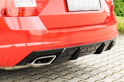 Rieger 00088088 Skoda 5E Octavia RS Rear Diffuser 2 | ML Performance UK Car Parts