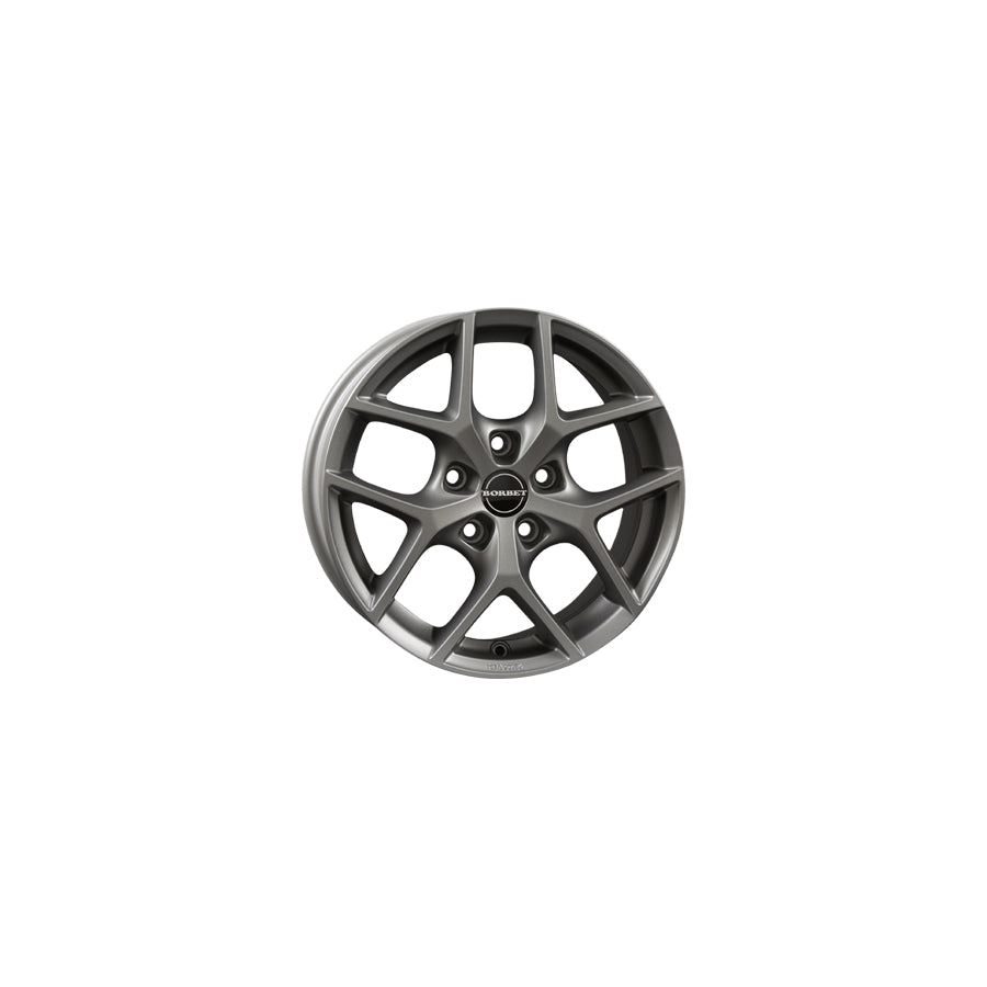 Borbet Y 6.5x16 ET43 Y 65643112557,1TM Matt Titanium Wheel | ML Performance UK Car Parts