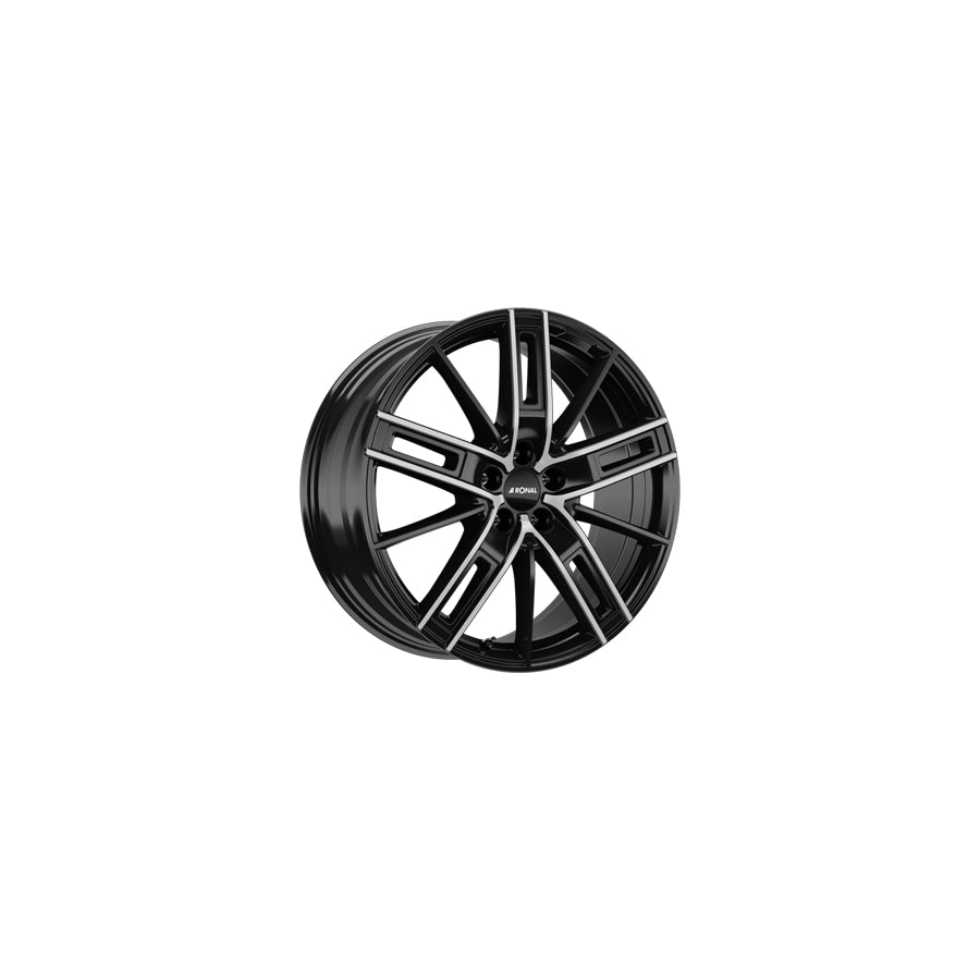 Ronal R67 8x18 ET40 67R8805.05X/022 Jetblack Front Diamond Cut Wheel | ML Performance UK Car Parts