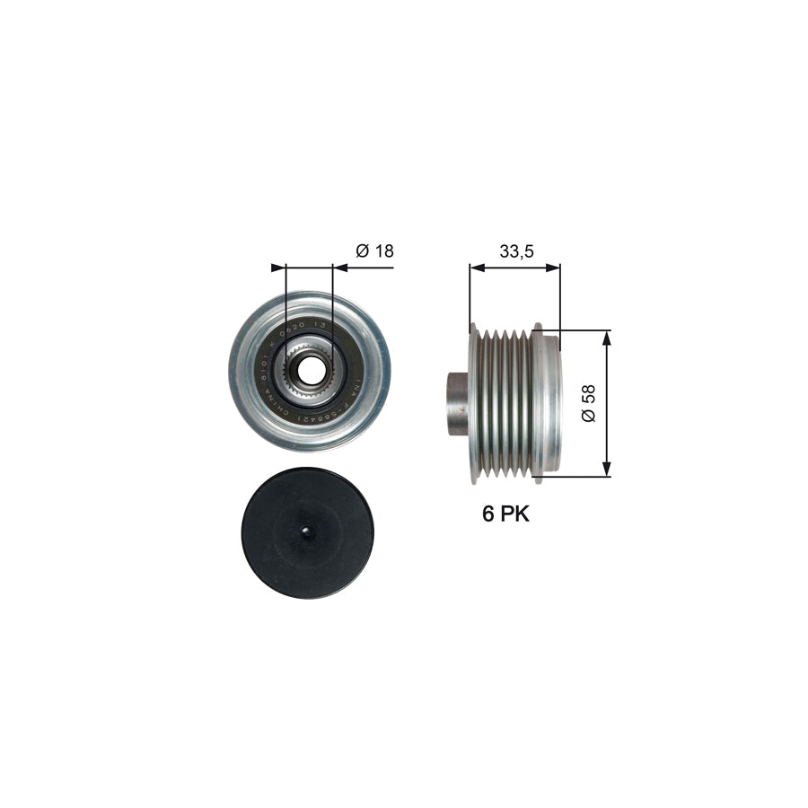 Gates OAP7210 Alternator Freewheel Clutch | ML Performance UK Car Parts