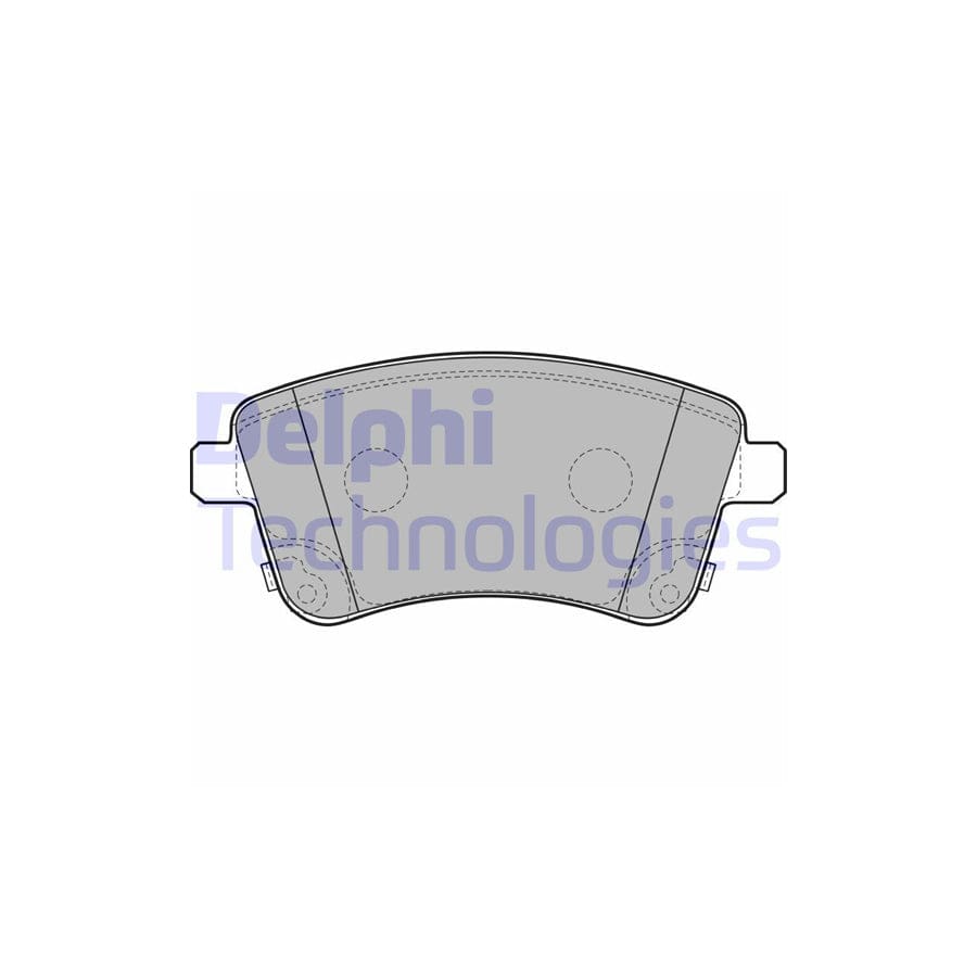 Delphi Lp2203 Brake Pad Set For Kia Venga