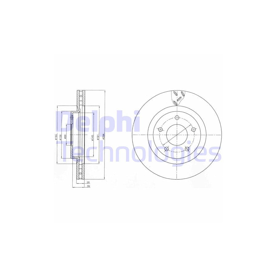 Delphi Bg4246 Brake Disc