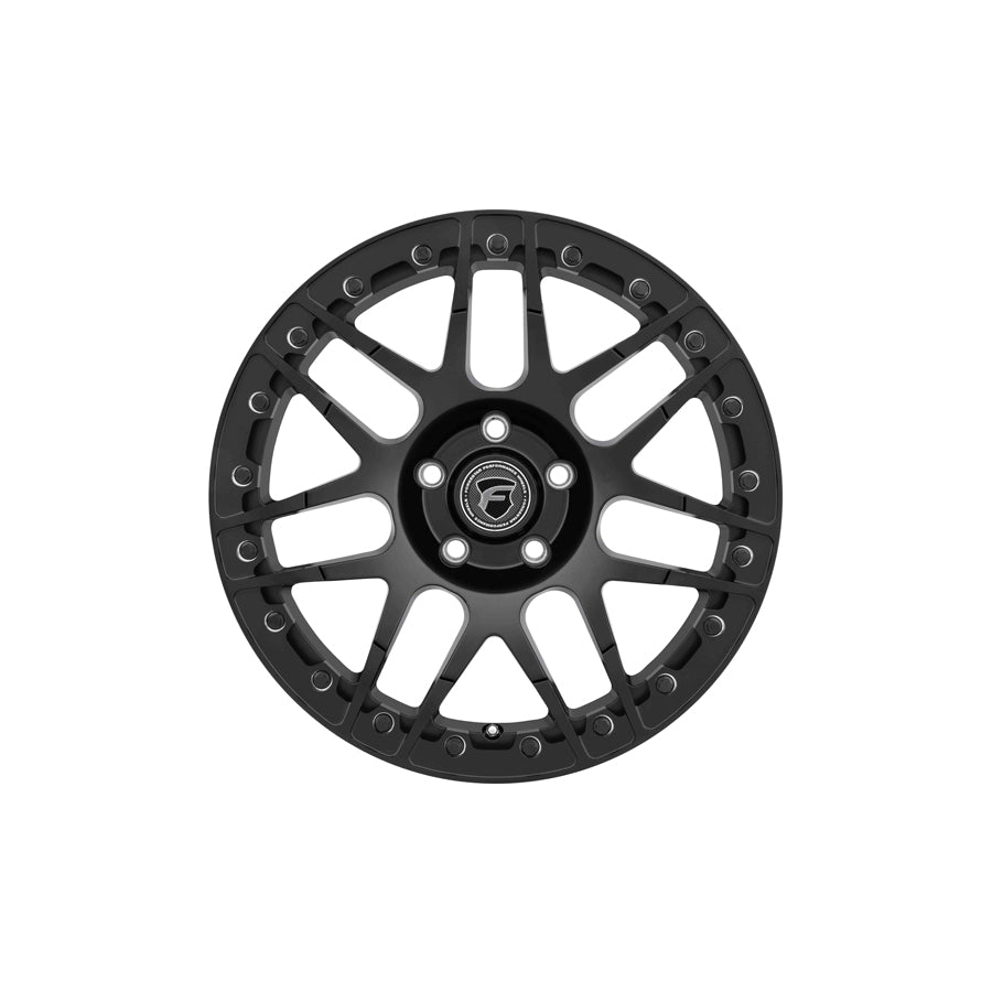 Forgestar F282B0067750 15x10 F14 Beadlock Standard 5x114.3 ET50 BS7.5 Satin Black Drag Racing Wheel