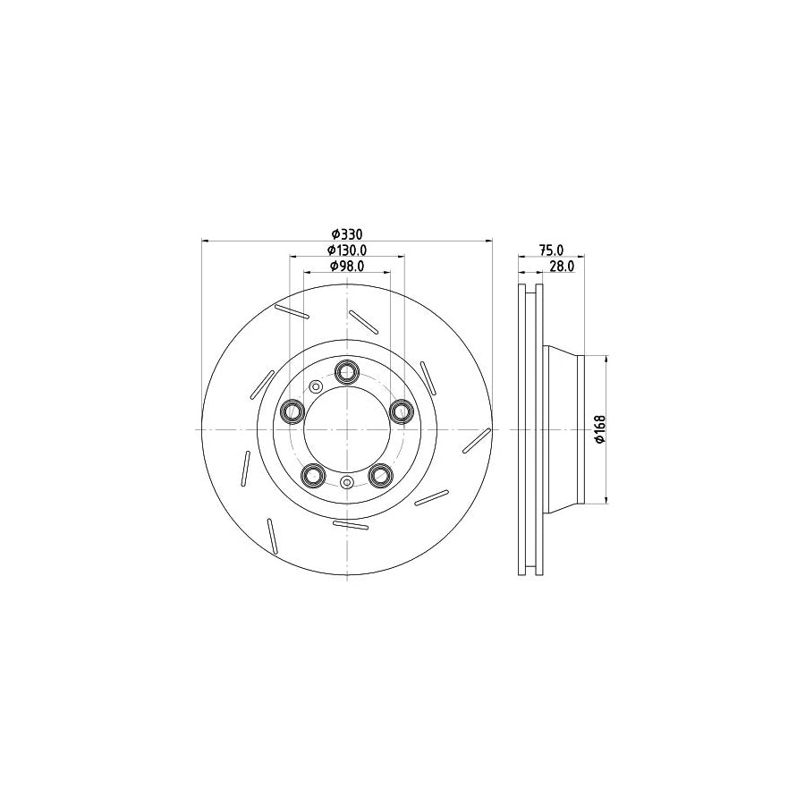 Hella 8MP 376 802-541 Water Pump