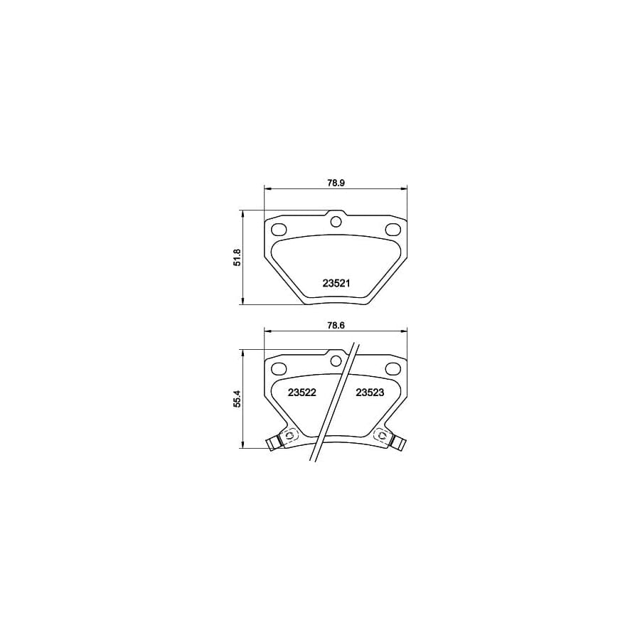 Mintex Mdb2014 Brake Pad Set