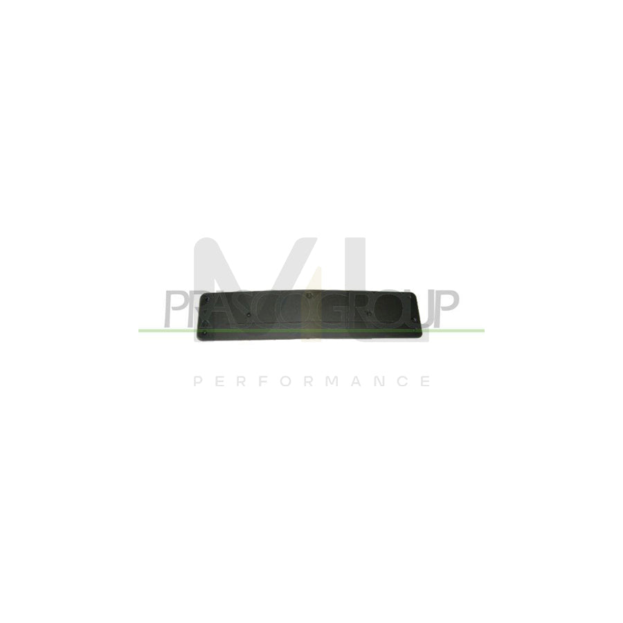 PRASCO ME0411539 Number plate holder suitable for MERCEDES-BENZ E-Class Saloon (W211) Front, Black, frameless | ML Performance Car Parts