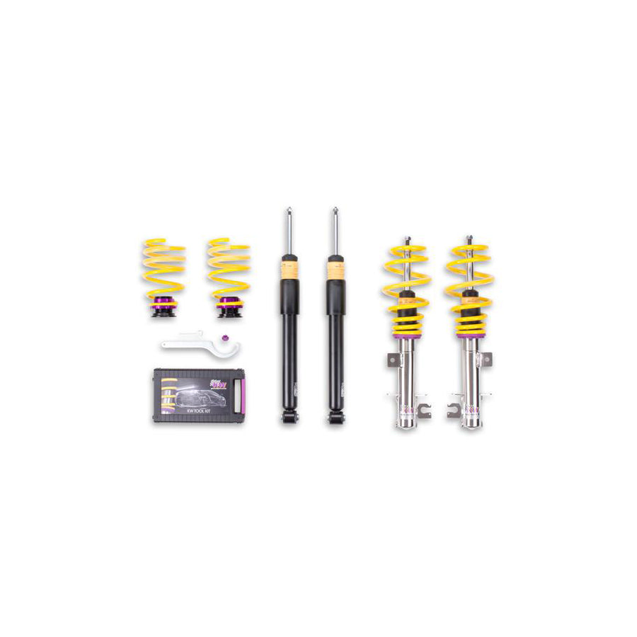 KW 10240016 Fiat Opel Variant 1 Coilover Kit (Grande Punto, Punto, Adam & Corsa) 1  | ML Performance UK Car Parts