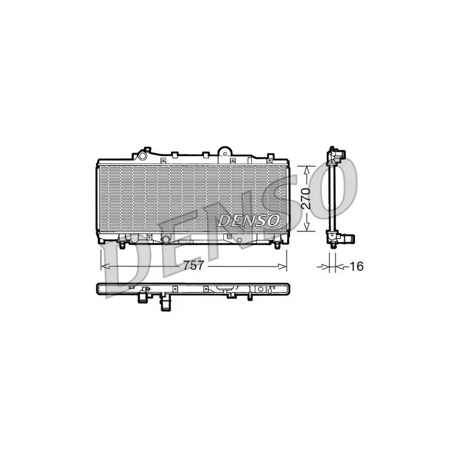 Denso DRM09092 Drm09092 Engine Radiator For Fiat Punto | ML Performance UK