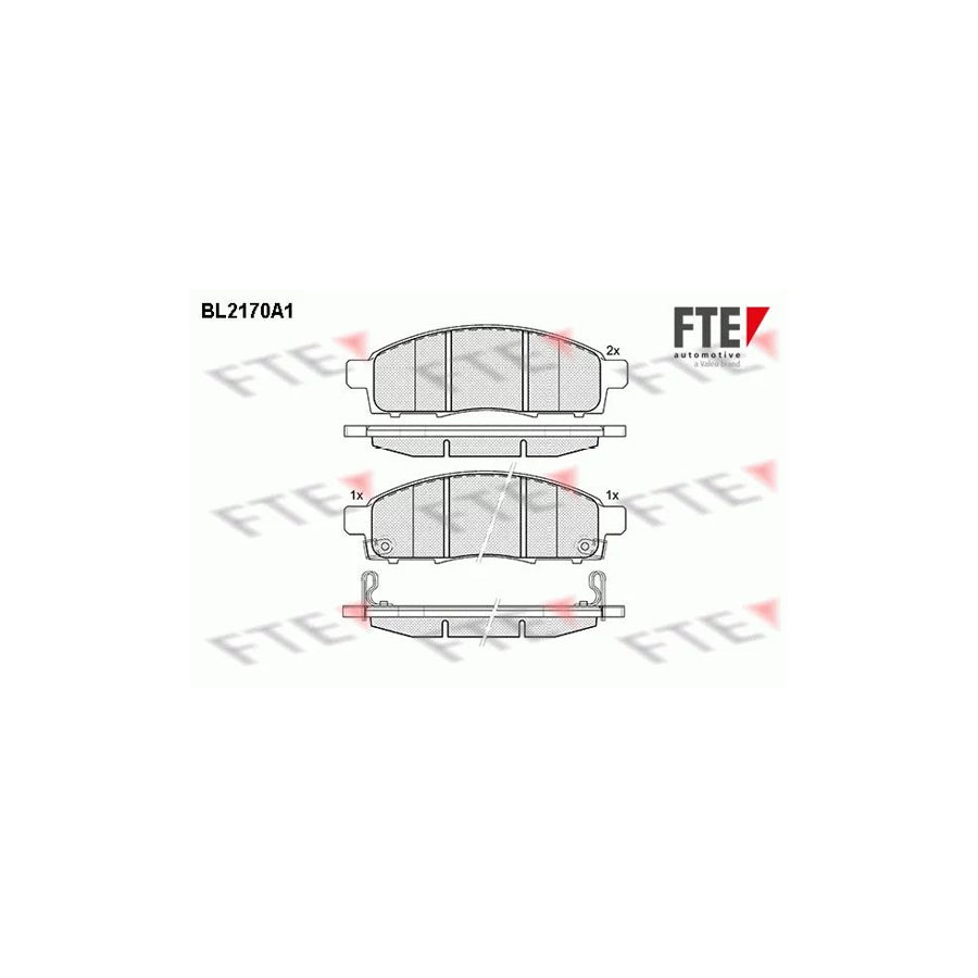 Fte 9010689 Brake Pad Set For Nissan Nv200 | ML Performance UK Car Parts