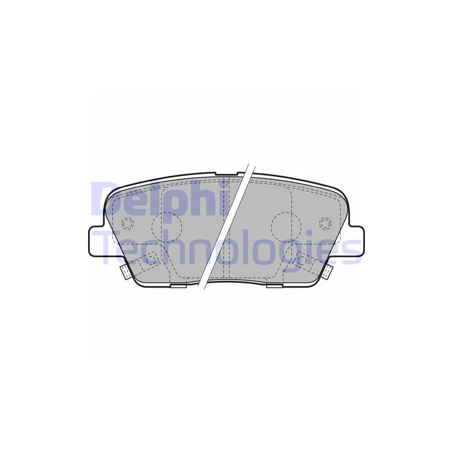 Delphi Lp2202 Brake Pad Set